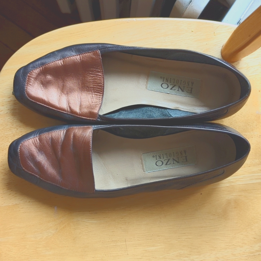 Copper/bronze Enzo Angiolini flat shoes size 7
